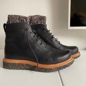 ElNaturalista 5552 Pizarra Soft Leather Black Boot